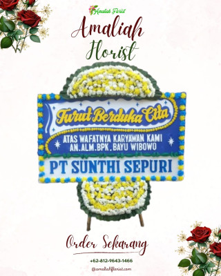 Papan Bunga Duka di Baqa