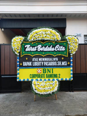 Papan Bunga Duka di Baqa