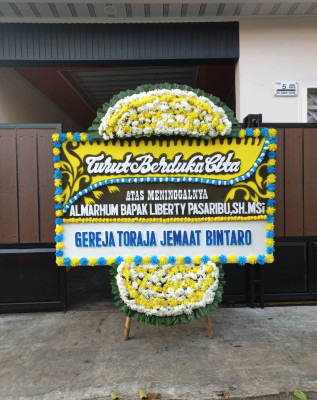 Papan Bunga Duka di Baqa