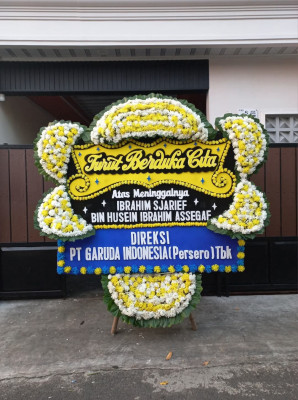 Papan Bunga Duka di Baqa