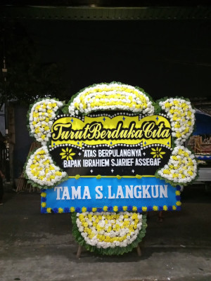 Papan Bunga Duka di Baqa