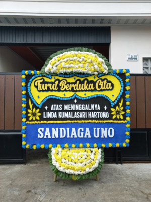Papan Bunga Duka di Baqa